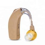 سمعک و تقویت‌کننده صدا پشت گوش AMOI مدل C-108، قابل شارژ، بژ