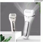 سنگ پا و اسکرابر Ladiosa برقی مدل foot polisher به همراه کیت تمیز کننده پا - تصویر 7