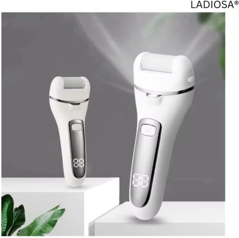 سنگ پا و اسکرابر Ladiosa برقی مدل foot polisher به همراه کیت تمیز کننده پا - تصویر 7