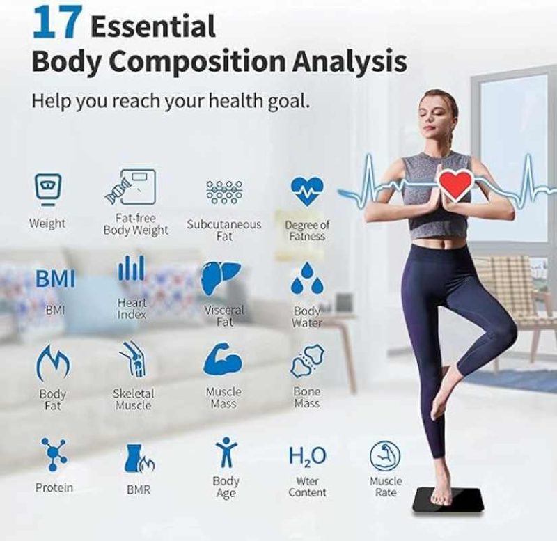 ترازو دیجیتال هوشمند شارژی personal scale       - Image 2