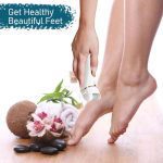سنگ پا و اسکرابر Ladiosa برقی مدل foot polisher به همراه کیت تمیز کننده پا - تصویر 6