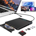 درایو سی دی اکسترنال  ۵ در ۱ برای مک بوک SOMDARHK با  دو پورت USB و   SD/TF