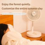 پنکه تاشو شارژی مدل P2000 Folding Fan - تصویر 2