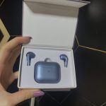 هدفون بی‌سیم Y42  ایرباد بلوتوث ۵.3 با قاب شارژ،  (آبی) - Image 5