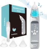 دستگاه پوار بینی کودک مکنده بینی HubiBaby مدل   HNA500 عملکرد تسکین دهنده موسیقی و نور