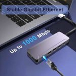 هاب USB C برای مک‌بوک پرو/ایر M4 M3 M2 M1 2025-2018، آداپتور ۱۳ در ۲ پورت مک