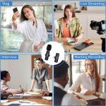 میکروفون یقه‌ای بی‌سیم حرفه‌ای K9 برای آیفون، آیپد - Image 8