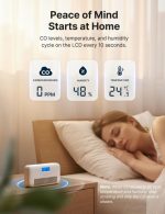 آشکارساز مونوکسید کربن وای فای X-Sense با هشدار صوتی، XC0M - تصویر 2