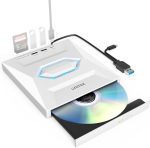 درایو نوری ۵ کاره CD/DVD اکسترنال UNITEK با  3 درگاه کارت SD - تصویر 9