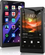پخش کننده MP3 حافظه داخلی 32 گیگابایت و کارت حافظه 128 گیگابایت با وای فای و بلوتوث RUIZU  مدل : M16 پخش کننده موسیقی MP4 اندروید 13 با Spotify، Audible، Amazon Music، Deezer
