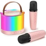 اسپیکر همراه با دو میکروفون کارائوکه smart portable speaker مدل K52