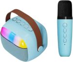 اسپیکر بلوتوثی کوچک Fusion Tunes مدل  K30 همراه میکروفون تکی کارائوکه بی‌سیم