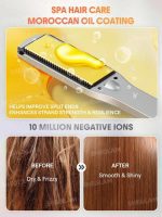 اتو مو شانه دار شیگلم مدل sleek chic wide glide straightener صفحه پهن - تصویر 2