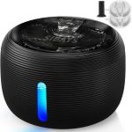 آبخوری گربه SIBAYS پمپ فوق العاده بی صدا 25 دسی بل 3.5 لیتری پنجره LED