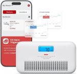آشکارساز مونوکسید کربن وای فای X-Sense با هشدار صوتی، XC0M