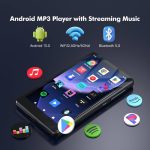 پخش کننده MP3 حافظه داخلی 32 گیگابایت و کارت حافظه 128 گیگابایت با وای فای و بلوتوث RUIZU  مدل : M16 پخش کننده موسیقی MP4 اندروید 13 با Spotify، Audible، Amazon Music، Deezer - تصویر 3
