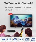 گیرنده تلویزیون Romicta 2024 DVB-T2  با قابلیت پخش از طریق USB، HDMI، SCART - تصویر 6