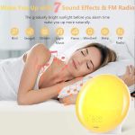 ساعت زنگ‌دار با نور طلوع آفتاب برند Suright مدل ‎LD081-WH - تصویر 2