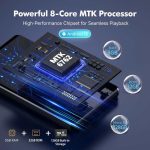 پخش کننده MP3 حافظه داخلی 32 گیگابایت و کارت حافظه 128 گیگابایت با وای فای و بلوتوث RUIZU  مدل : M16 پخش کننده موسیقی MP4 اندروید 13 با Spotify، Audible، Amazon Music، Deezer - تصویر 5