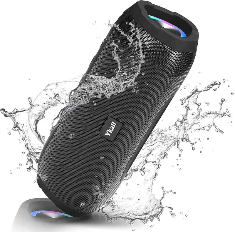 4 اسپیکر بلوتوثیYKALL با صدای استریو 20 وات دارای بیس و چراغهای RGB - Image 1