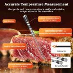 دماسنج دیجیتال گوشت بی‌سیم APKEZEL دارای دو پروب فوق نازک - تصویر 4