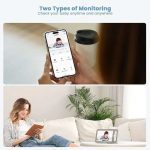 دوربین و مونیتور امنیتی کودک برند ieGeek Baby 1T - تصویر 4