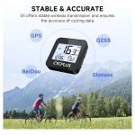کامپیوتر دوچرخه GPS بی‌سیم برند CYCPLUS مدل G1 - تصویر 6