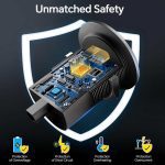 سوکت شارژر لپ تاپ 12 ولت آلومینیومی 100 وات PD3.1 Type-C و 18 وات QC3.0 USB-C - Image 5