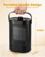 بخاری برقی 1500 وات برند YAZEKY مدل YND-900F - تصویر 4