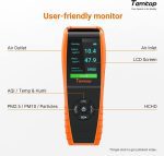 دستگاه حرفه‌ای سنجش کیفیت هوا و شمارنده ذرات Temtop LKC1000S - تصویر 7