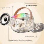 اسپیکر بلوتوثی کوچک Fusion Tunes مدل  K30 همراه میکروفون تکی کارائوکه بی‌سیم - Image 5