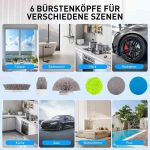 اسکرابر برقی چرخشی Skeufy  با 6 سر قابل تعویض - تصویر 3