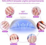 لامپ UV/LED ناخن NAILGIRLS، لامپ ۳۶ وات با ۳ حالت زمان‌بندی و ۱۸ عدد لامپ LED - تصویر 7