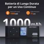 دماسنج بی‌سیم گوشت AIRMSEN با دسته سرامیکی مقاوم در برابر حرارت و نمایشگر LCD  - تصویر 2