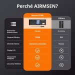 دماسنج بی‌سیم گوشت AIRMSEN با دسته سرامیکی مقاوم در برابر حرارت و نمایشگر LCD  - تصویر 3