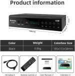 گیرنده تلویزیون Romicta 2024 DVB-T2  با قابلیت پخش از طریق USB، HDMI، SCART - تصویر 2