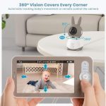 دوربین و مونیتور امنیتی کودک برند ieGeek Baby 1T - تصویر 7