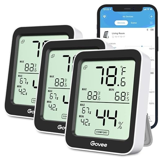 7 دماسنج و رطوبت سنج هوشمند گووی Govee مدل H5075 بسته 3 عددی - تصویر 1