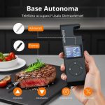 دماسنج بی‌سیم گوشت AIRMSEN با دسته سرامیکی مقاوم در برابر حرارت و نمایشگر LCD  - تصویر 5