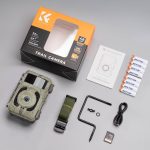 دوربین حیات وحش K&F CONCEPT 24MP با فیلمبرداری 1296P و دید در شب - تصویر 3