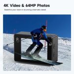 دوربین ورزشی Apexcam با کیفیت 4K و صفحه نمایش لمسی  رزولوشن ۶۴ مگاپیکسل - تصویر 3