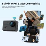 دوربین ورزشی Apexcam با کیفیت 4K و صفحه نمایش لمسی  رزولوشن ۶۴ مگاپیکسل - تصویر 7