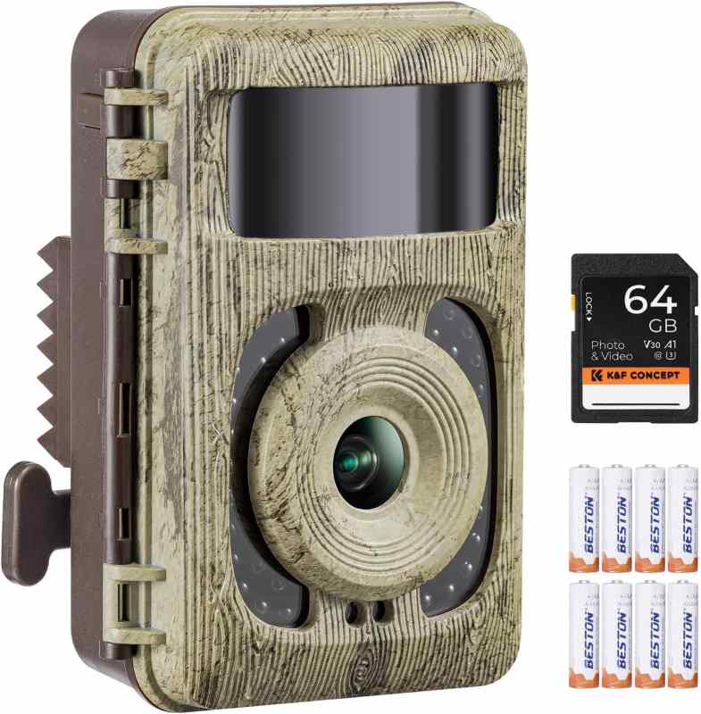 81AjChdquXL._AC_SL1500_ دوربین حیات وحش K&F CONCEPT 24MP با فیلمبرداری 1296P و دید در شب - تصویر 1