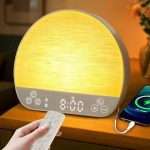 ساعت زنگ‌دار شبیه‌ساز طلوع خورشید Charmofun مدل : YMX-1021  نویز سفید - تصویر 2