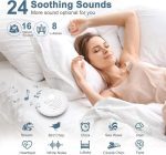 دستگاه نویز سفید کودک Ankilo مدل SA18 شارژی چراغ خواب 8 رنگ - تصویر 3