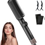 برس صاف کننده موی سرامیکی با گرمایش یکنواخت FLYZEMAA