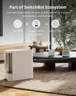 رطوبت سنج و دماسنج دیجیتال SwitchBot مانیتور دما و رطوبت داخلی بی‌سیم با کنترل از طریق بلوتوث، هشدارهای لحظه‌ای، سازگار با اپل هوم - تصویر 10
