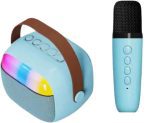 اسپیکر بلوتوثی کوچک Fusion Tunes مدل  K30 همراه میکروفون تکی کارائوکه بی‌سیم - Image 2