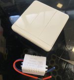 کلید دیواری سه‌کاناله تک‌سیم 220V با آداپتور – مدل سفید مدرن - Image 6