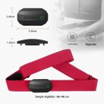 سنسور ضربان قلب Coospo H808S  ضربان قلب سینه‌ای با Bluetooth 5.0 و ANT+ مقاوم در برابر آب - تصویر 6